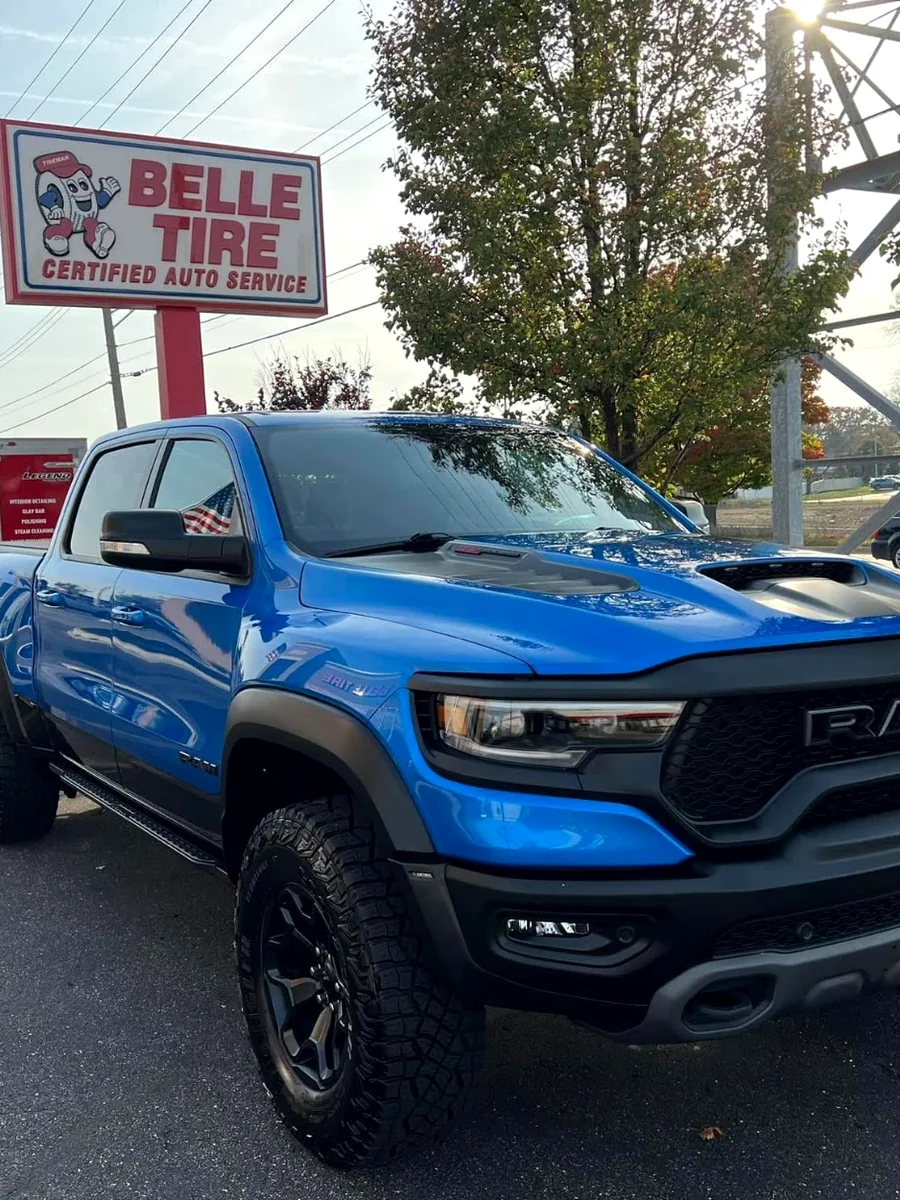 Blue detailed truck